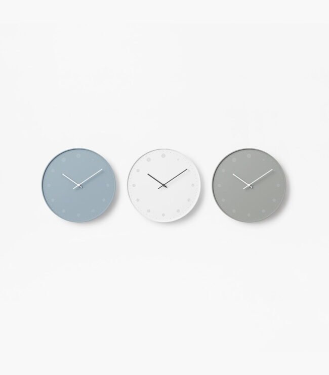 Molecule Wall Clock Grey - Image 2
