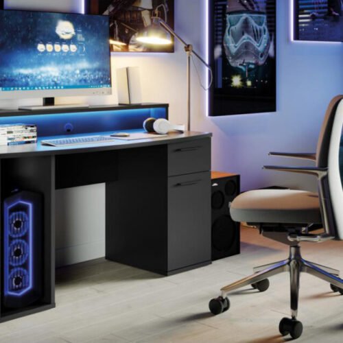 TUR AYO TZRB219B3-Z113 rašomasis-kompiuterinių žaidimų stalas su LED