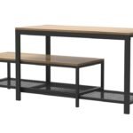 TUR TAMBO batu lentynu suoliuku komplektas vnt Rudas