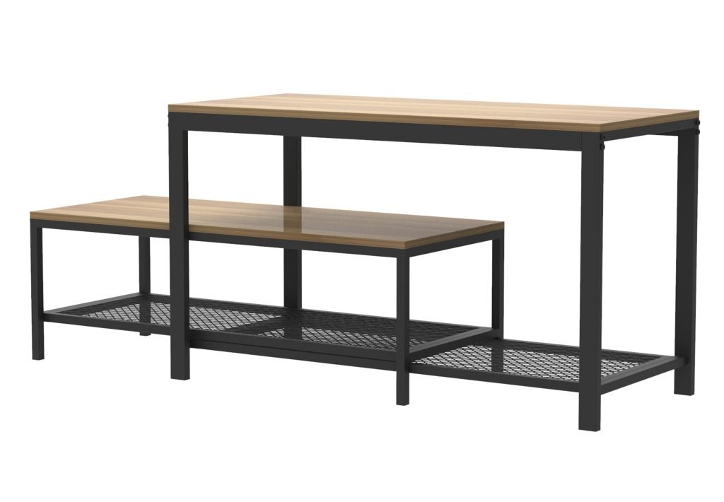 TUR TAMBO batu lentynu suoliuku komplektas vnt Rudas