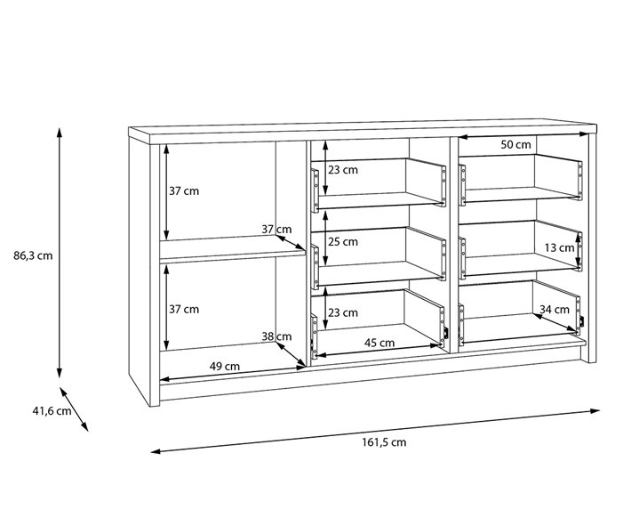 ARA EUFKL D komoda indauja