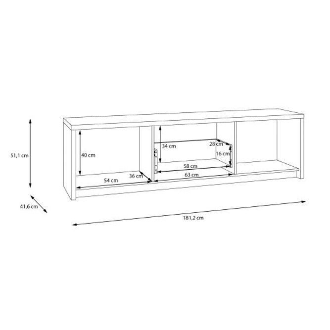 ARA EUFT D TV komoda